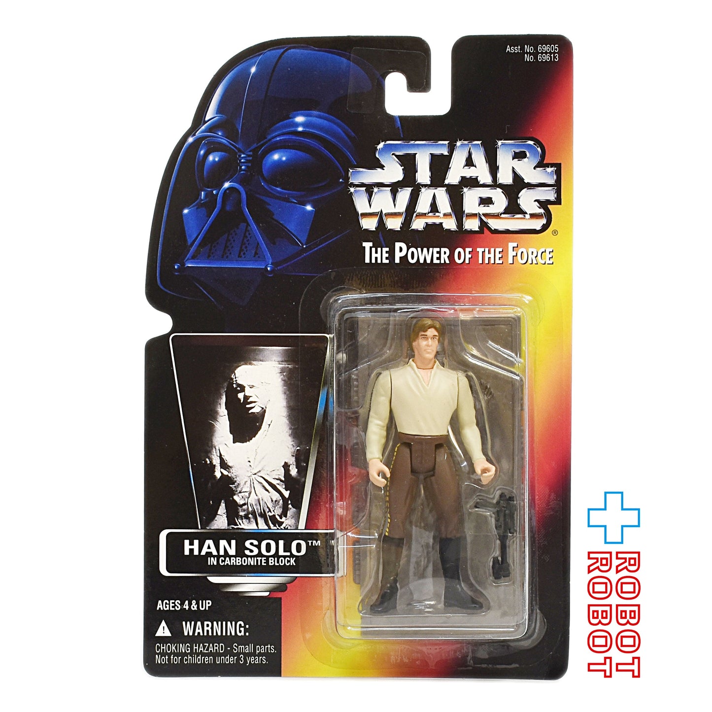 スター・ウォーズ POTF2 レッドカード ハン・ソロ イン カーボナイトフリーズ 3.75インチ アクションフィギュア 未開封