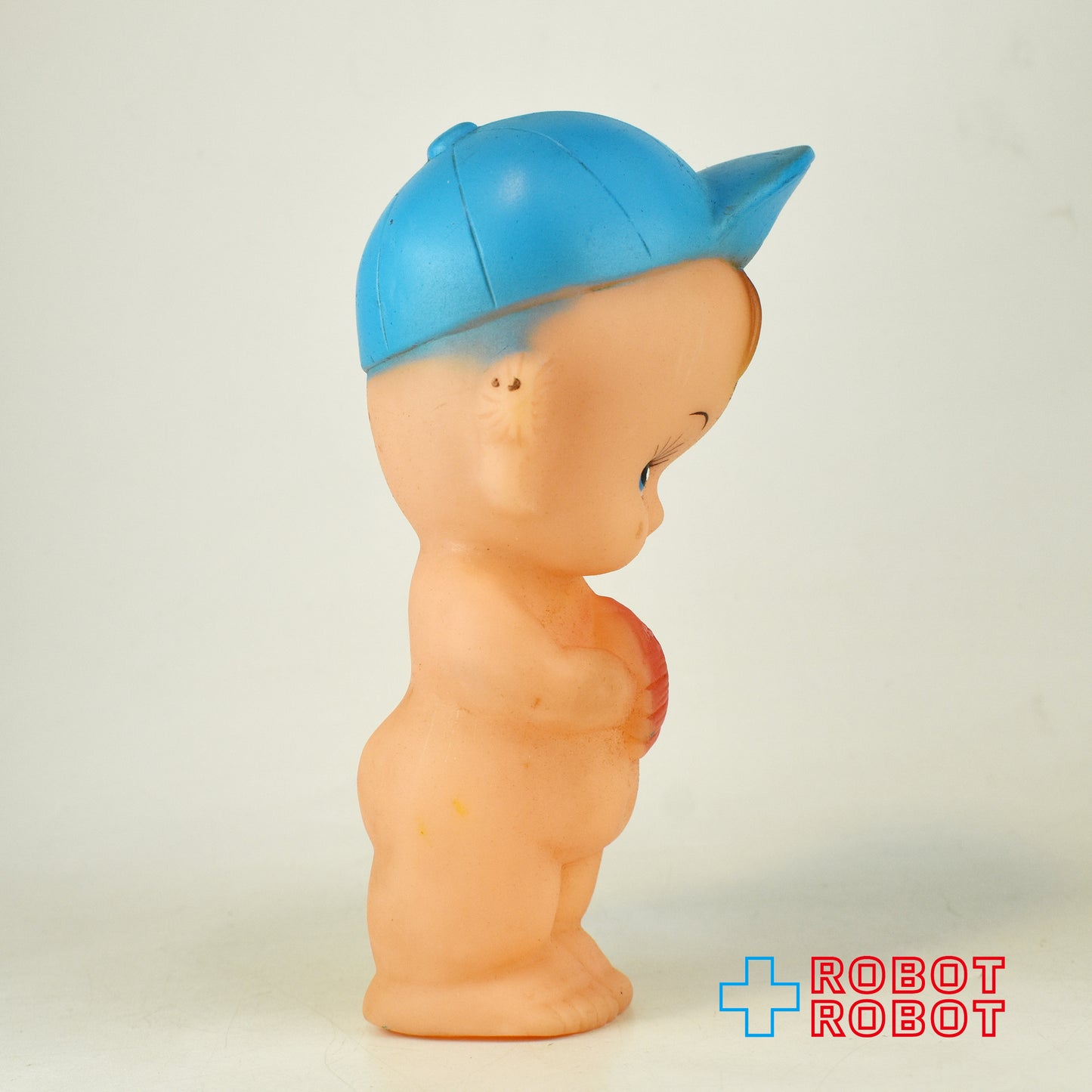 赤ちゃん男の子 野球選手 エース スクイークドール 1970