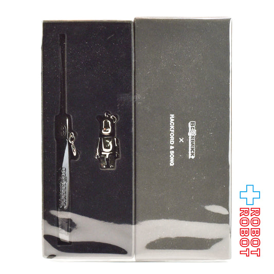 メディコム ベアブリック 50% Silver Collections HACKFORD & SONG 開封美品 箱付き 4号店商品