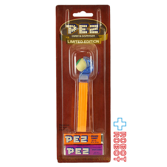 PEZ サイケデリックアイ クリスタルハンド 限定版 クリアブルー手/オレンジステム 未開封