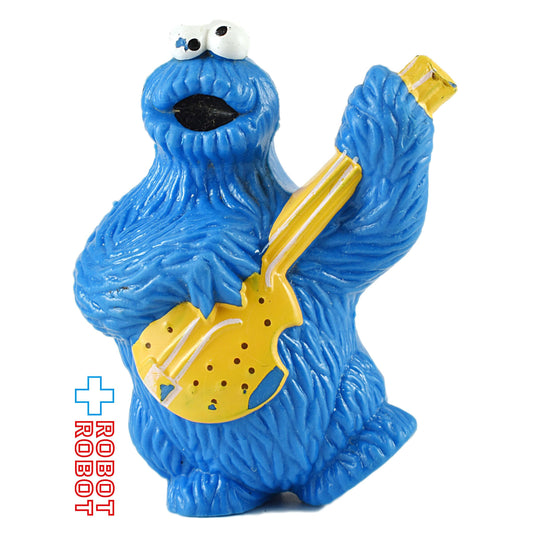 タラトイ社 セサミストリート クッキー・モンスター ギター 青 PVCフィギュア 1982