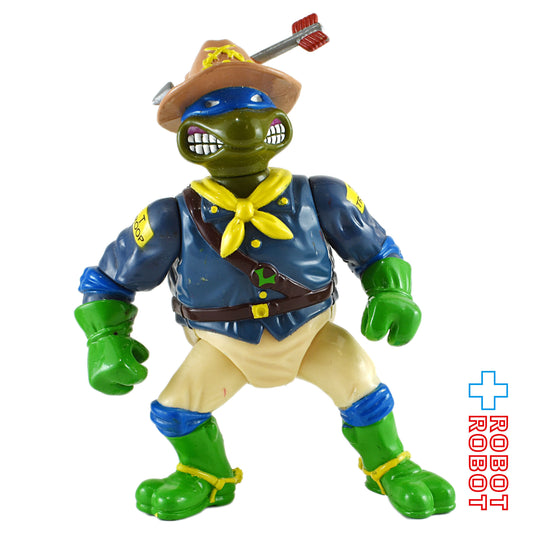 プレイメイツ ティーンエイジ・ミュータント・ニンジャ・タートルズ TMNT クーキーカバルリー レオ アクションフィギュア 1992 ルース