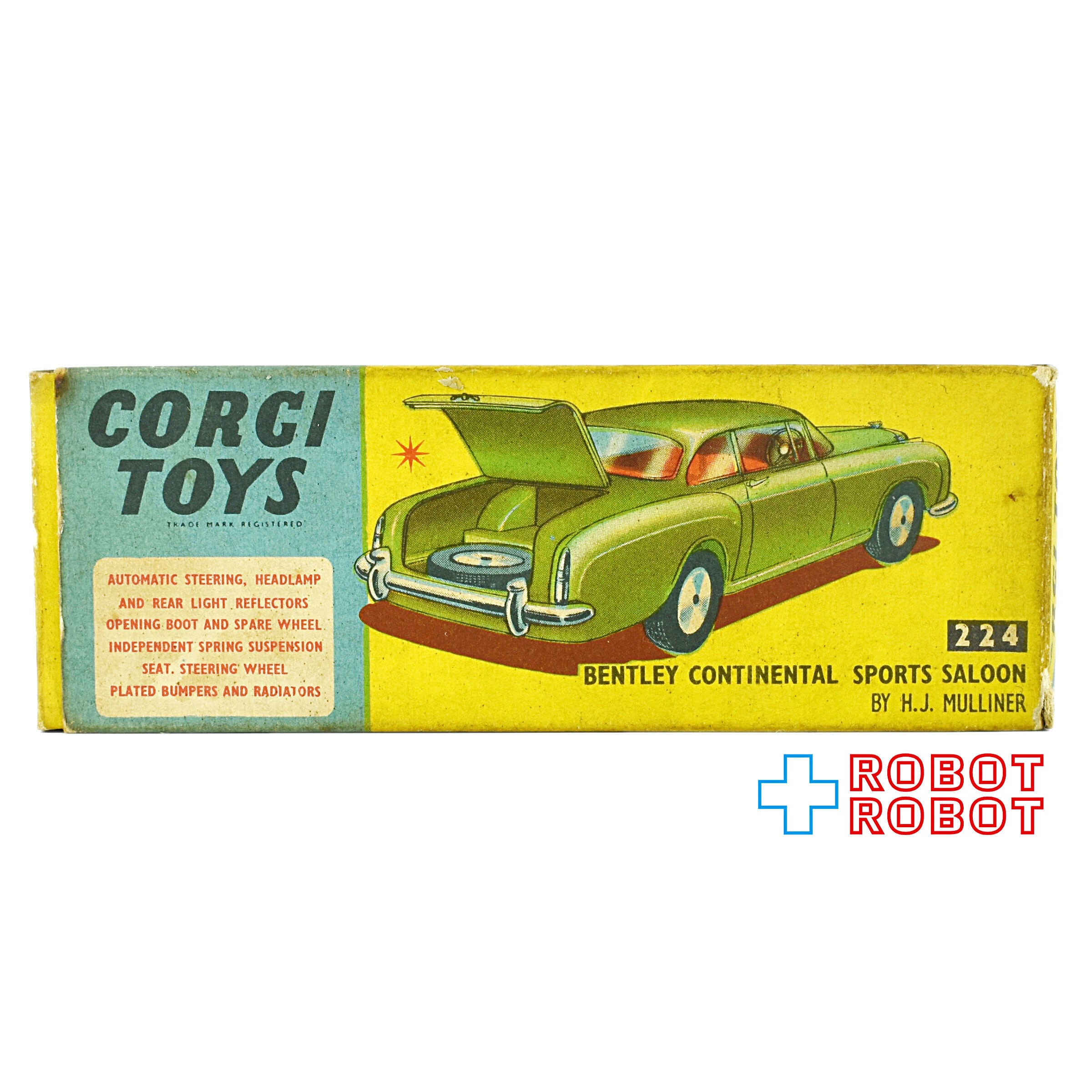 Corgi 224 ベントレー コンチネンタル スポーツ サルーン ミニカー 箱