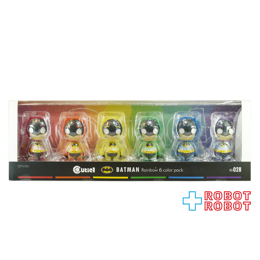 プライム1スタジオ Cutie1 キューティ1 No.028 バットマン レインボー 6 Colors パック ビニールフィギュア 開封