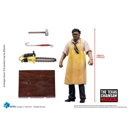 ハイヤトイズ エクスクイジットミニシリーズ 悪魔のいけにえ (1974) レザーフェイス スタンダード マスク 1/18 アクションフィギュア 未開封