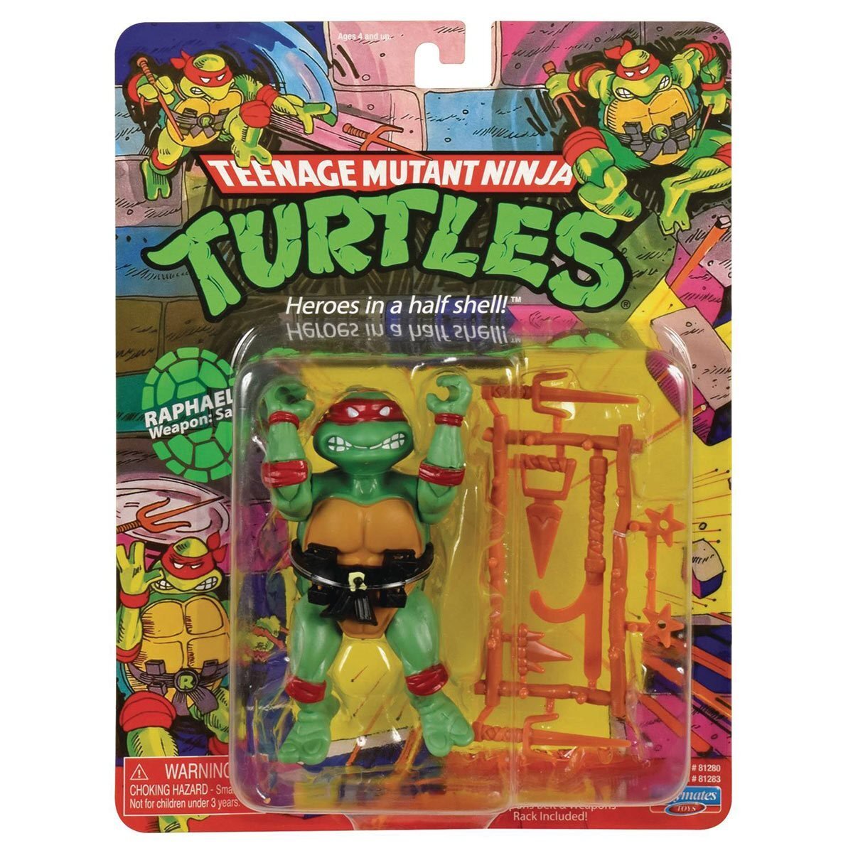 プレイメイツ タートルズ TMNT クラシック・ラファエロ アクションフィギュア