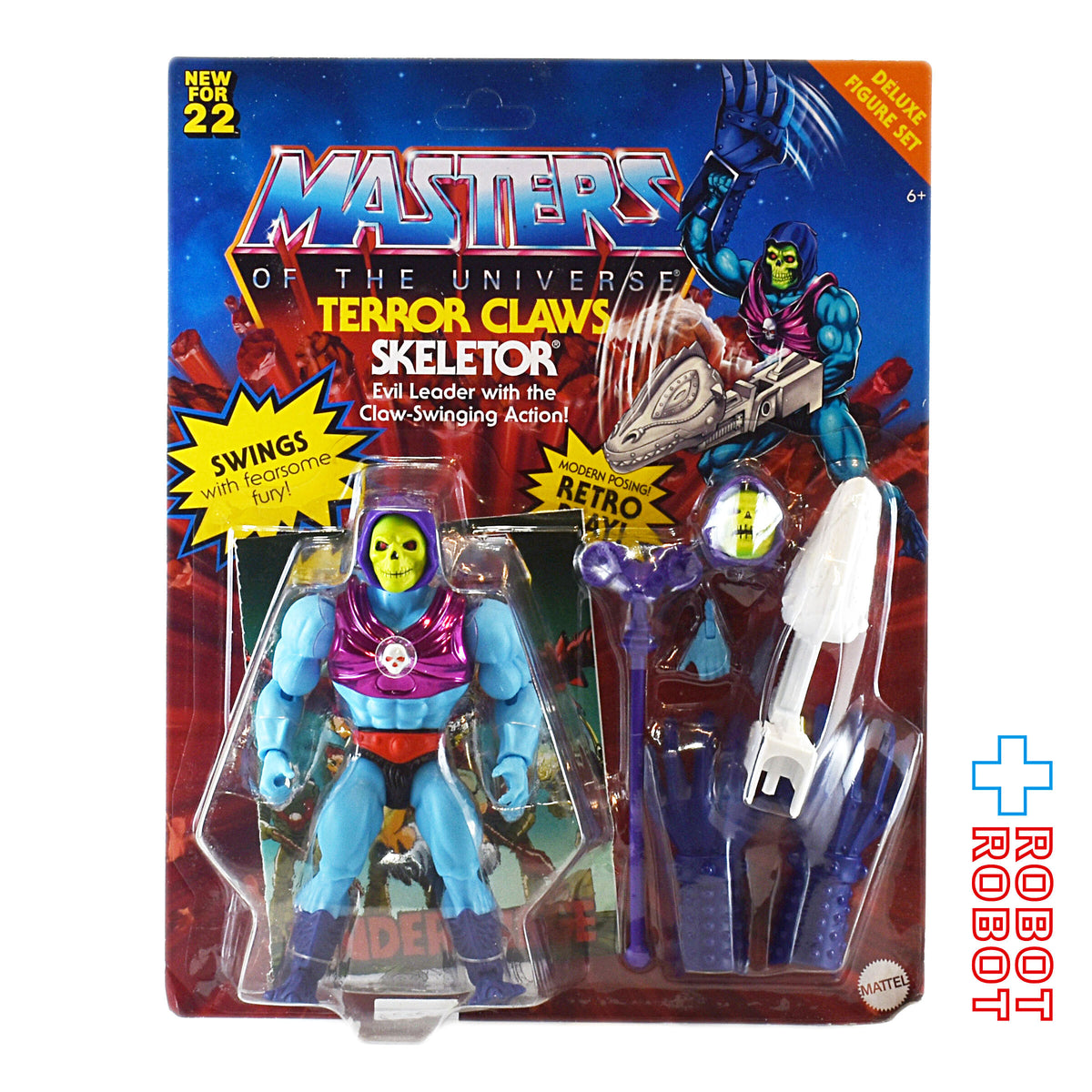 マテル MOTU マスターズ・オブ・ザ・ユニバース オリジンズ 5.5インチ テラー クロウ スケルター デラックスフィギュア US版 未開封