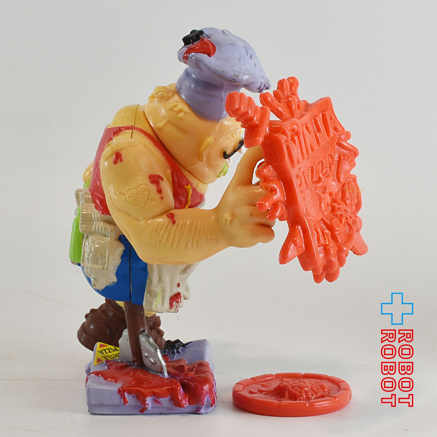 プレイメイツ ティーンエイジ・ミュータント・ニンジャ・タートルズ TMNT ピザフェイス アクションフィギュア ルース完品