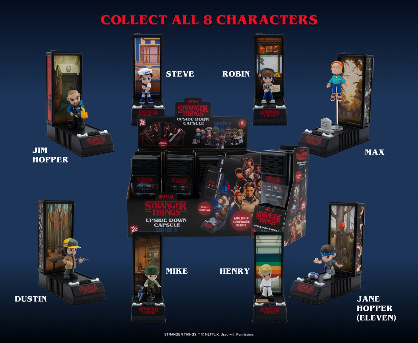 ユメトイズ ストレンジャー・シングス 未知の世界 裏側の世界 シリーズ3 ブラインドボックス ビニールフィギュア 未開封