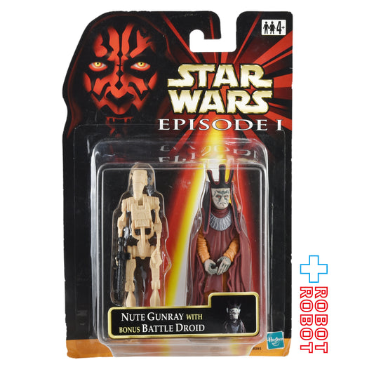 スター・ウォーズ EP1 2パック ヌート・ガンレイ w/ バトル・ドロイド 3.75インチ アクションフィギュア ヨーロッパ版 未開封