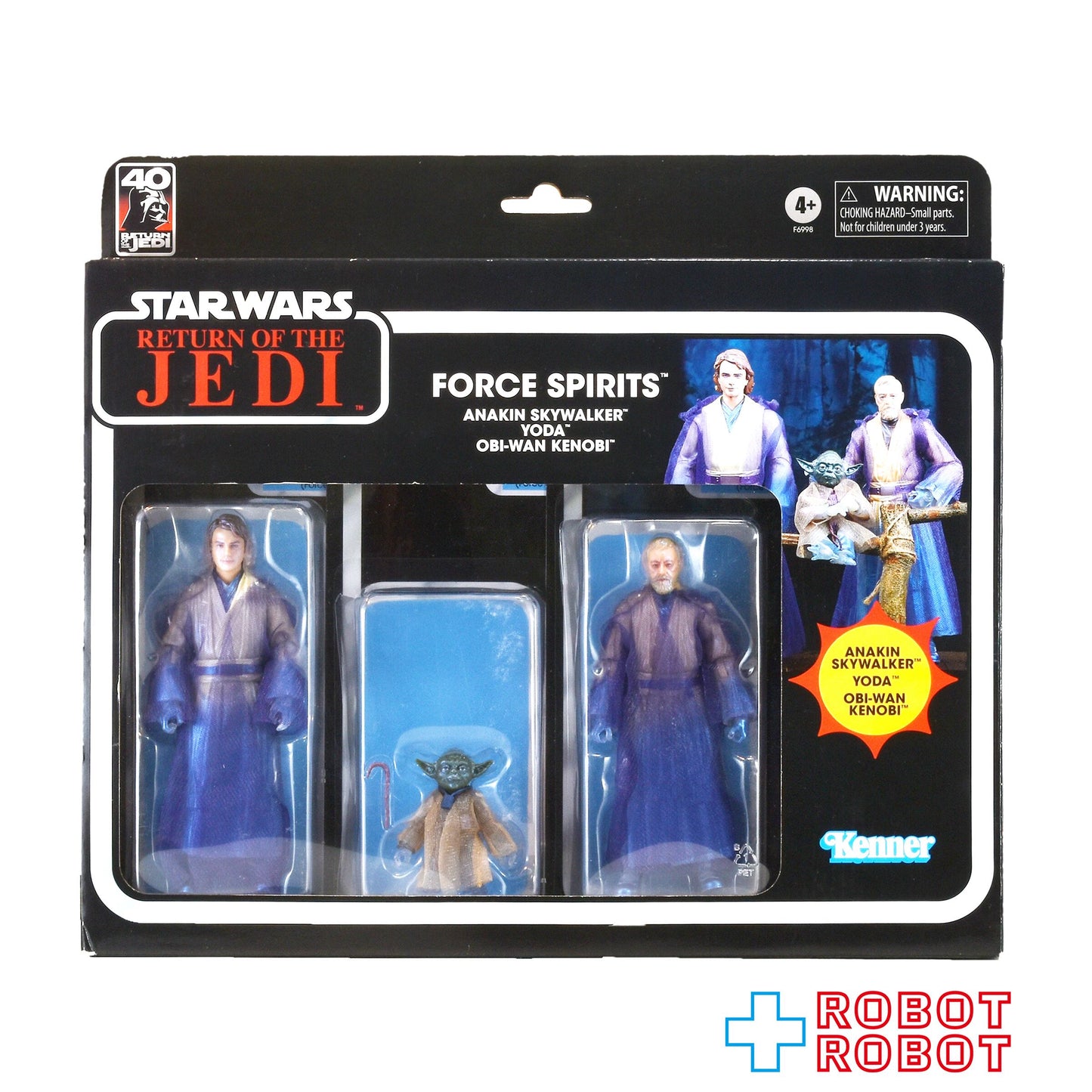 スター・ウォーズ ブラックシリーズ ジェダイの帰還 40周年 フォースの霊体 6インチフィギュア 3体セット 開封