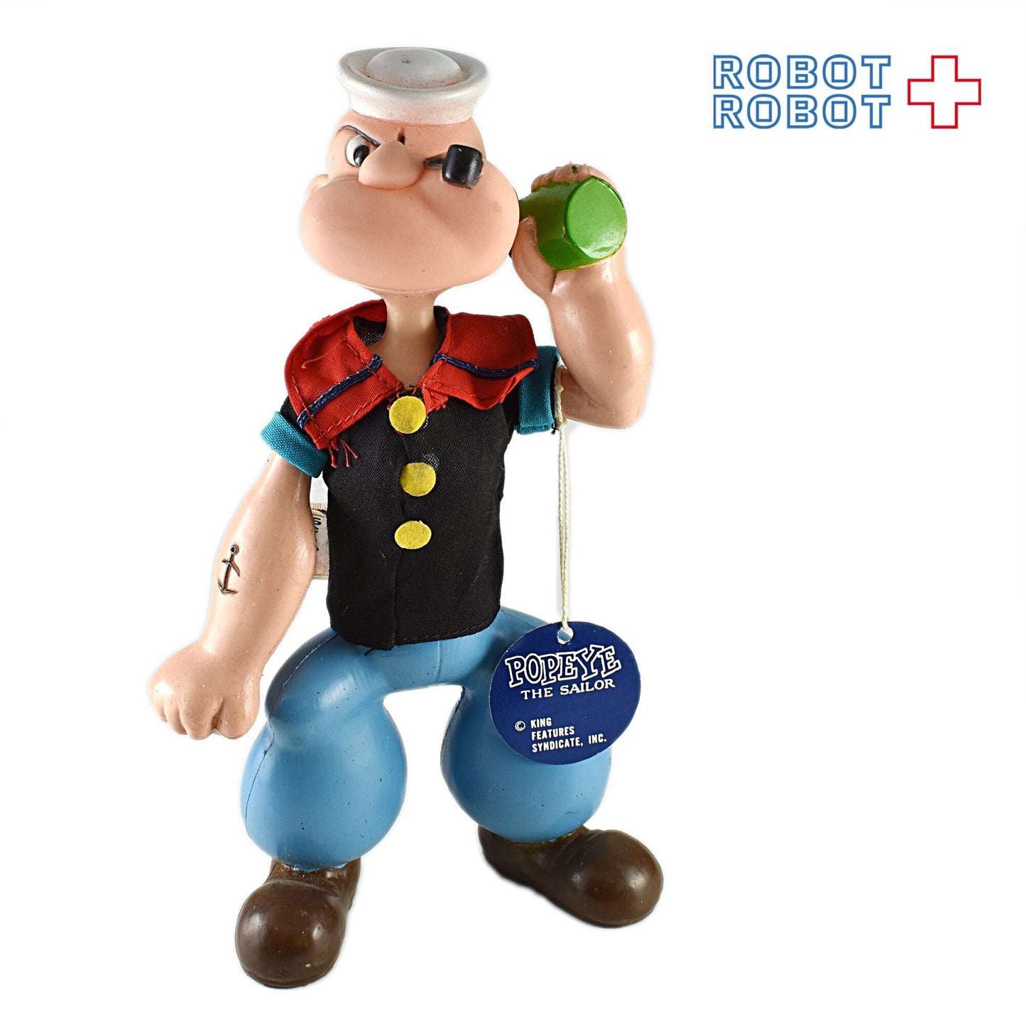 Dakin ポパイ ビニールフィギュア 紙タグ付 1970's HONG KONG