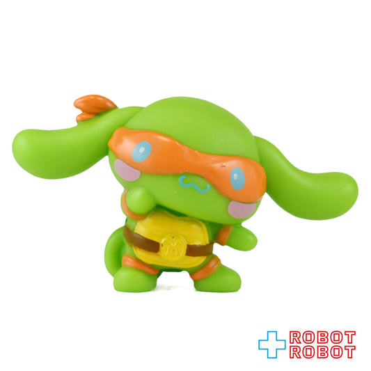 マクドナルド ハローキティ&フレンズ × タートルズ シナモロール × ミケランジェロ フィギュア ハッピーミールトイ 2025 カード付き アメリカ限定 日本未発売