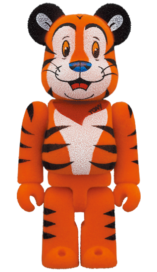 メディコム BE@RBRICK ベアブリック 100% & 400% ケロッグ トニー・ザ・タイガー フロッキー Ver 未開封 ♦︎４号店商品 - ROBOTROBOT