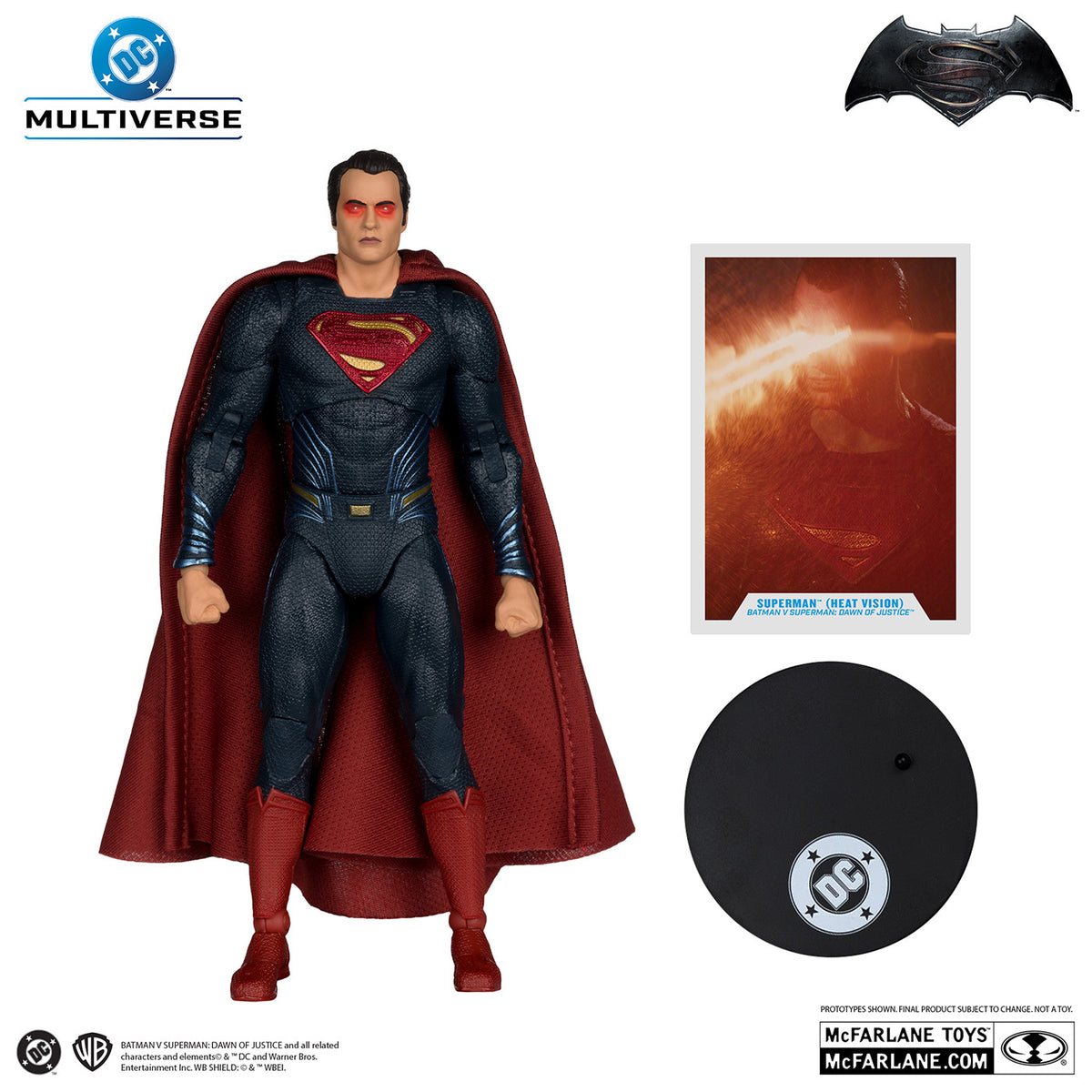 DC マルチバース 映画 バットマン vs スーパーマン ジャスティスの誕生 #337 スーパーマン (ヒートビジョン) 7インチ アクションフィギュア 国内版 未開封