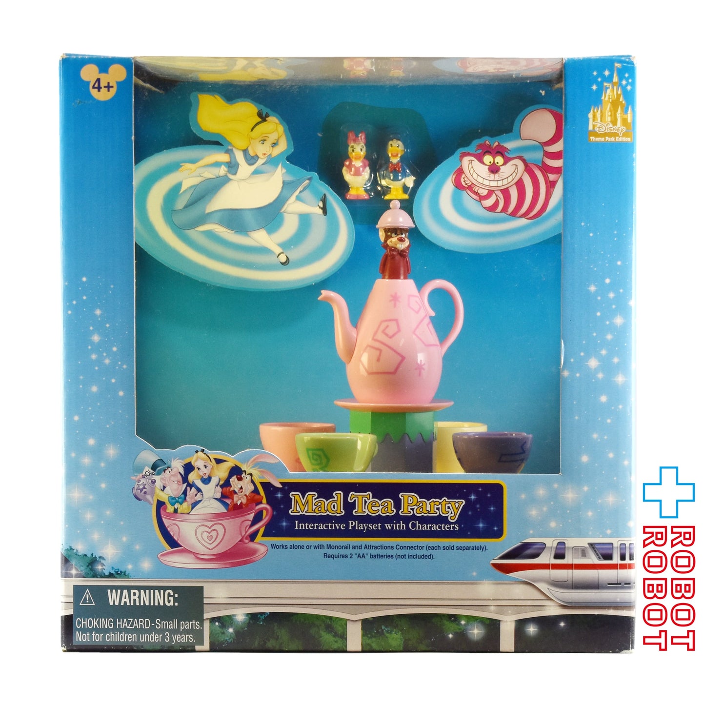 WDW ディズニー 不思議の国のアリス マッド・ティーパーティー 狂ったお茶会 インタラクティブ プレイセット 未開封