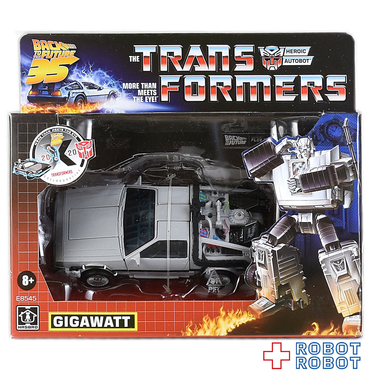 トランスフォーマー GIGAWATT（ギガワット）バック・トゥ・ザ・フューチャー デロリアン 未開封
