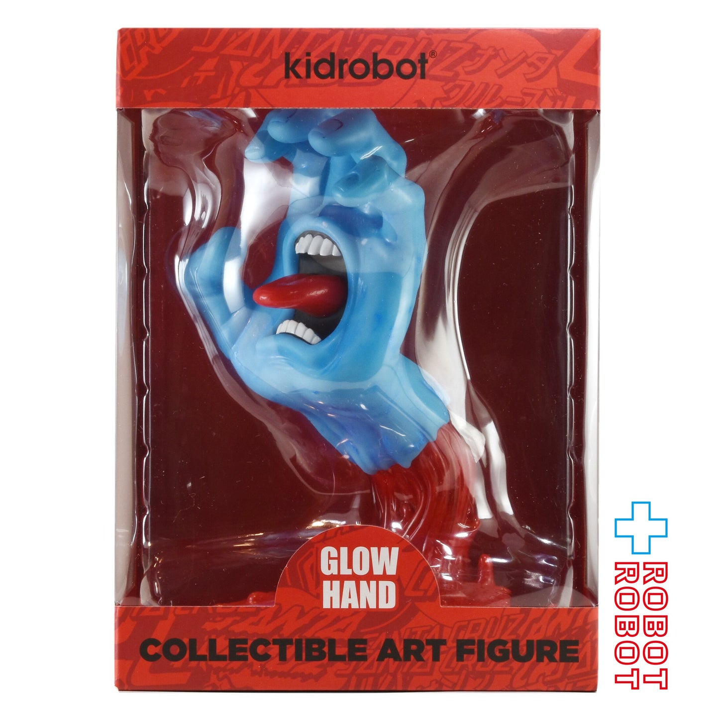 キッドロボット サンタクルーズ スケートボード スクリーミングハンド 蓄光 40周年アニバーサリー 9インチ コレクティブル アート フィギュア 未開封