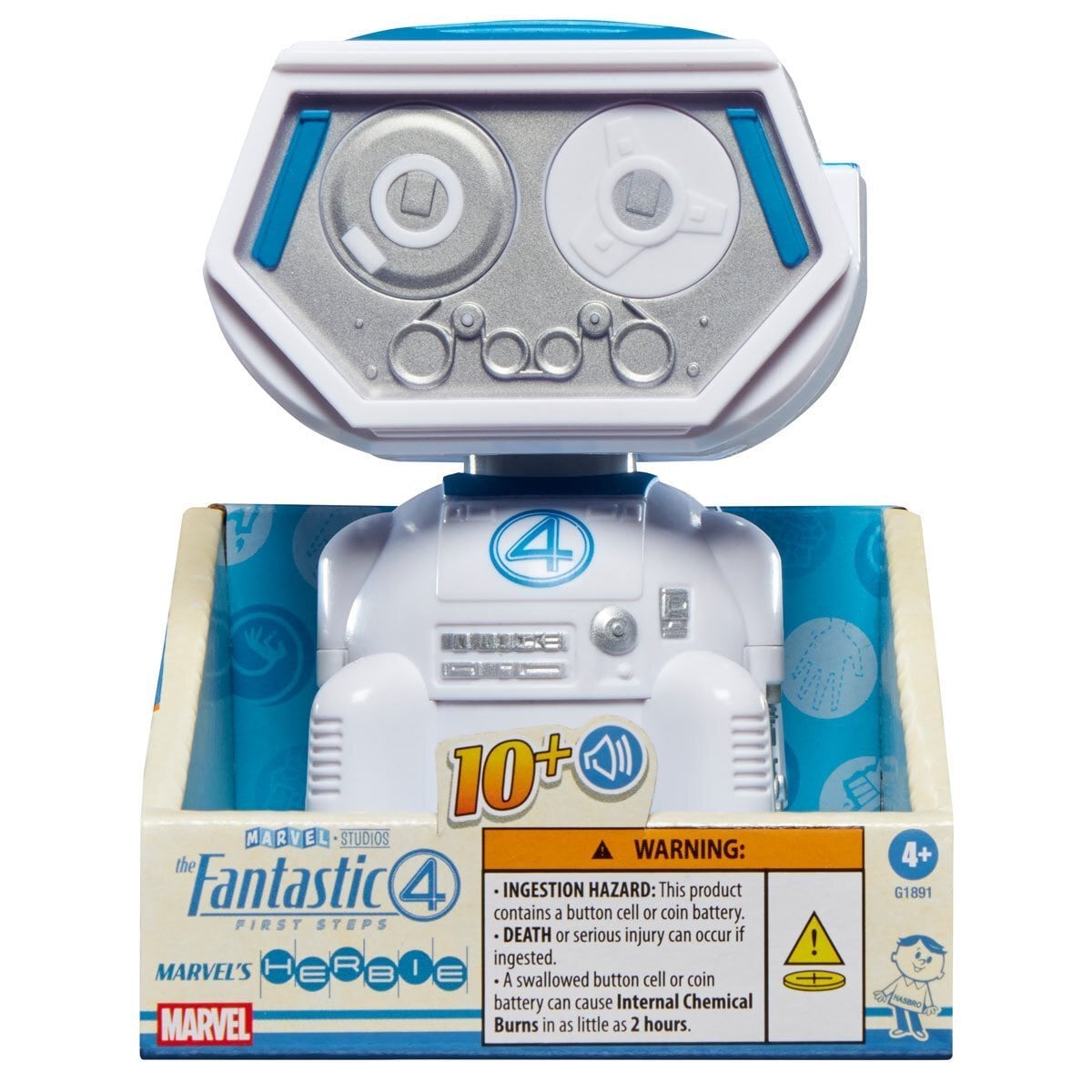 ハズブロ マーベル ファンタスティック4 ファーストステップ ハービー 4インチ アクションフィギュア 箱入
