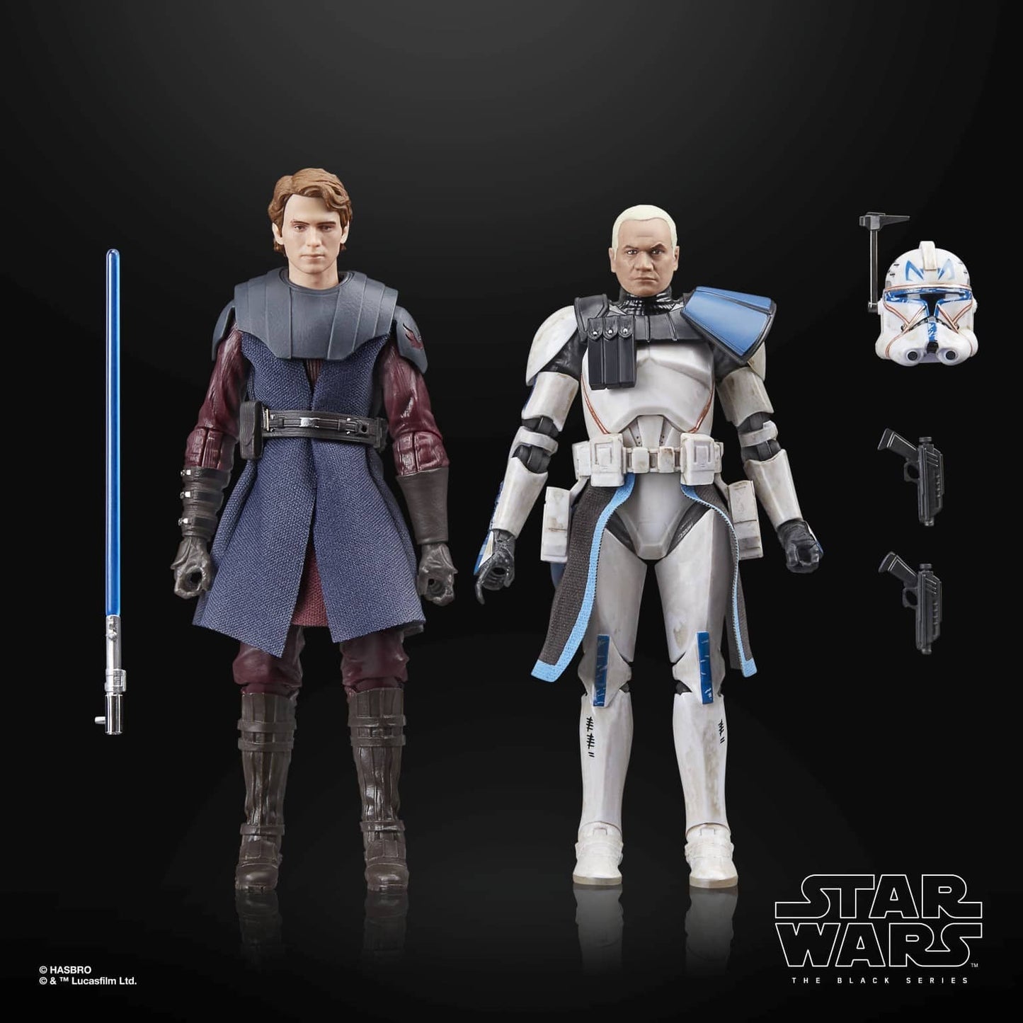 スター・ウォーズ ブラックシリーズ #CW04 アナキン・スカイウォーカー & クローン・キャプテン・レックス 6インチフィギュア 未開封