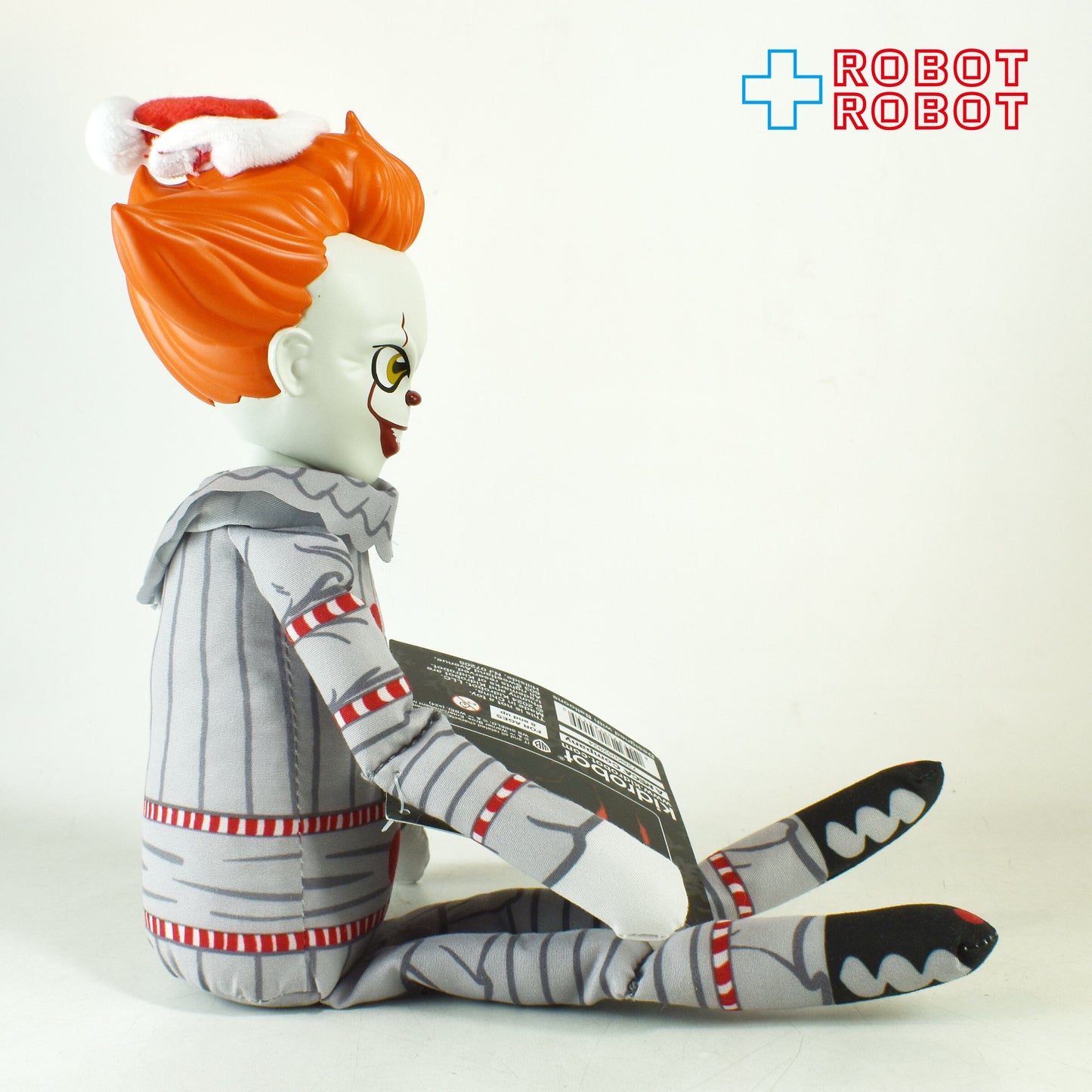 キッドロボット IT / イット “それ”が見えたら、終わり。ペニーワイズ 8インチ ロト ファニープラッシュ ホリデーホリブル ぬいぐるみ人形 紙タグ付き