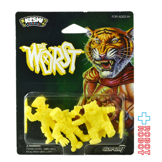 スーパー7 ザ・ワースト 消しワク 3パック セットA イエロー Ver. 消しゴムフィギュア 未開封