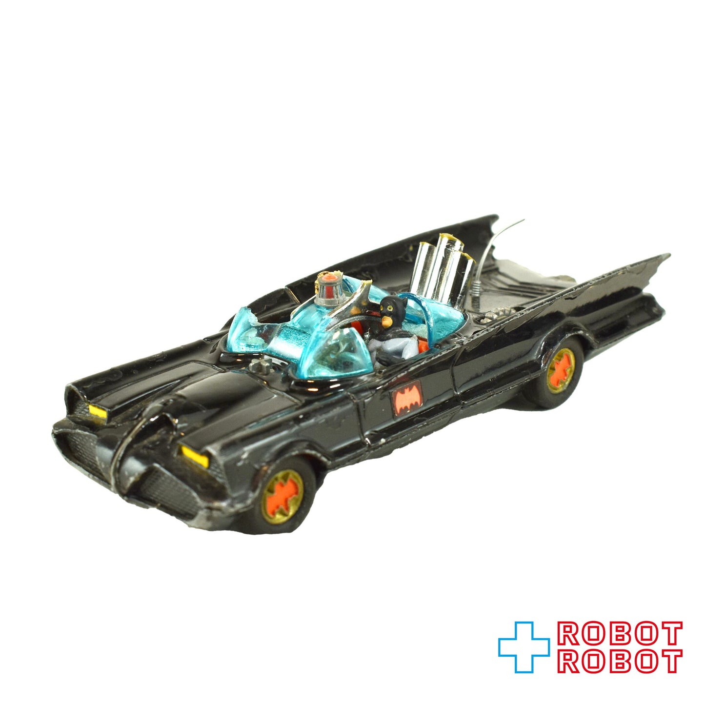 コーギー Corgi 267 ロケットファイアリング バットモービル w/ バットマン & ロビン ダイキャスト ミニカー 箱付