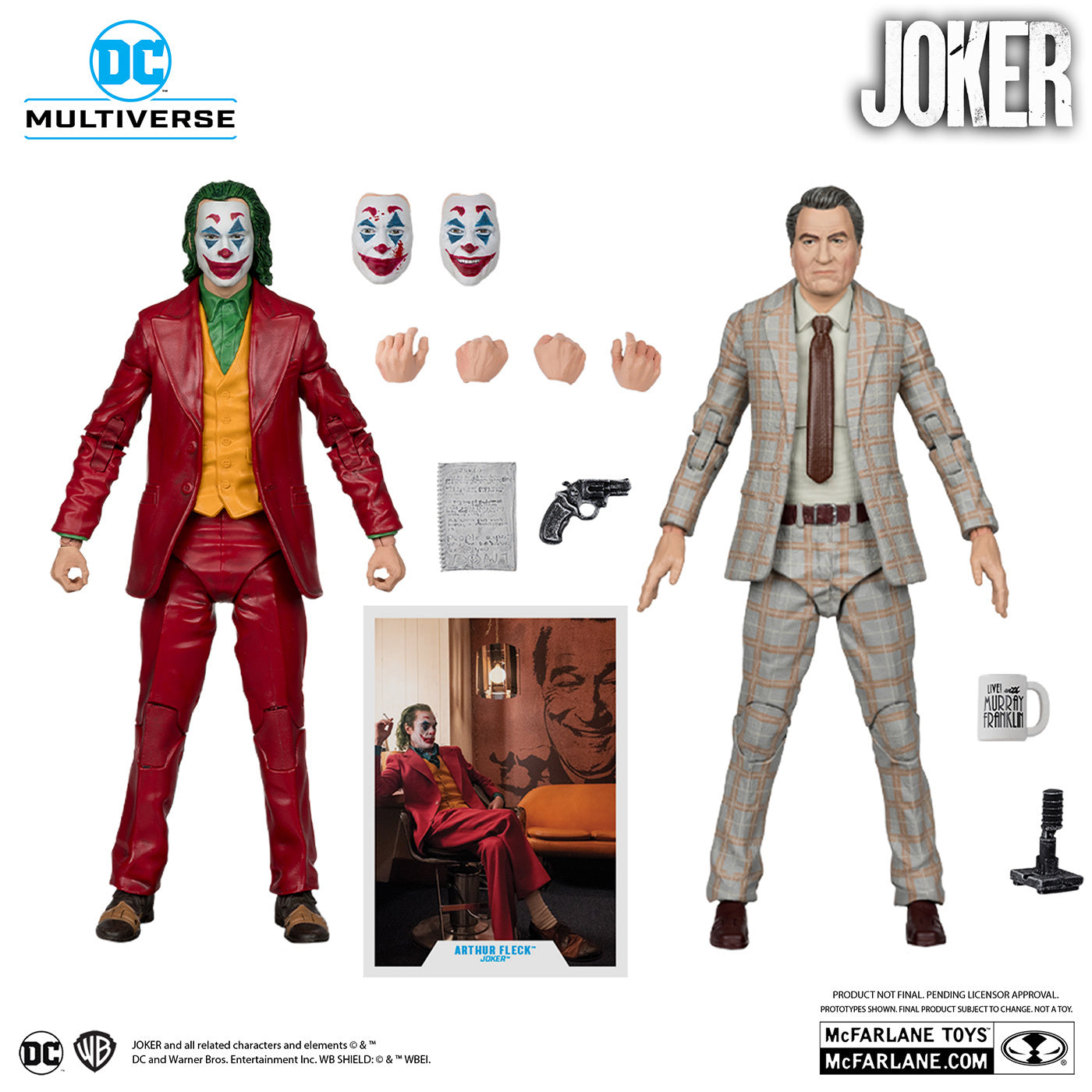 マクファーレン・トイズ DCマルチバース ジョーカー アーサー・フレック & マレー・フランクリン・ショー デラックス・コレクターセット 7インチ アクションフィギュア 国内版 未開封