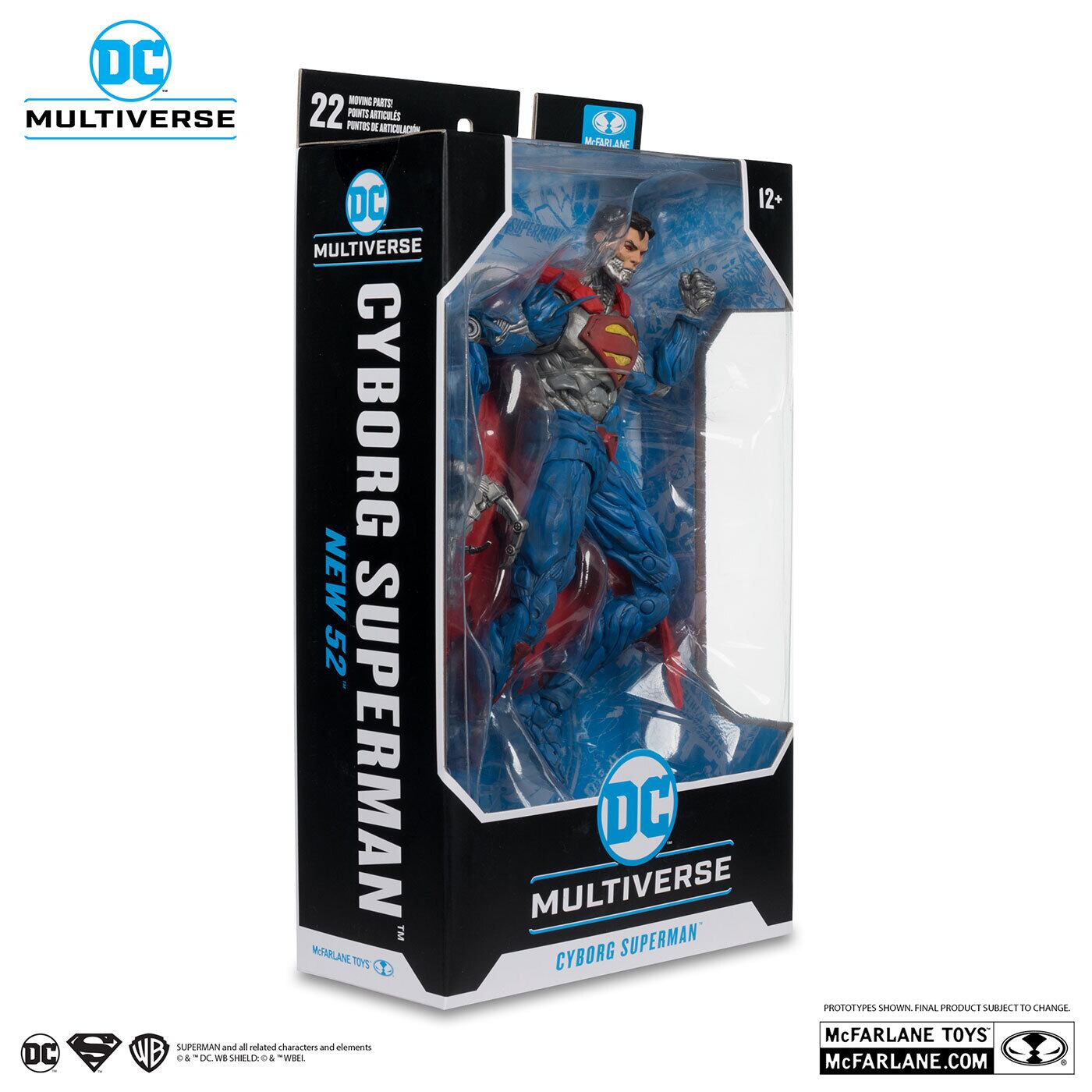マクファーレン・トイズ DCマルチバース コミック The New 52 #277 サイボーグスーパーマン 7インチ アクションフィギュア 国内版 未開封