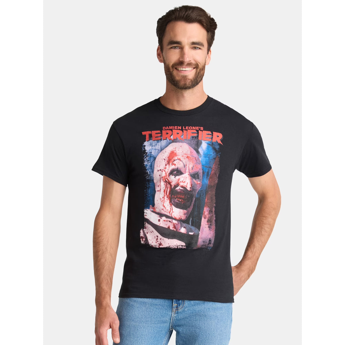 Terrifier テリファー アート・ザ・クラウン グラフィック Tシャツ ブラック Lサイズ
