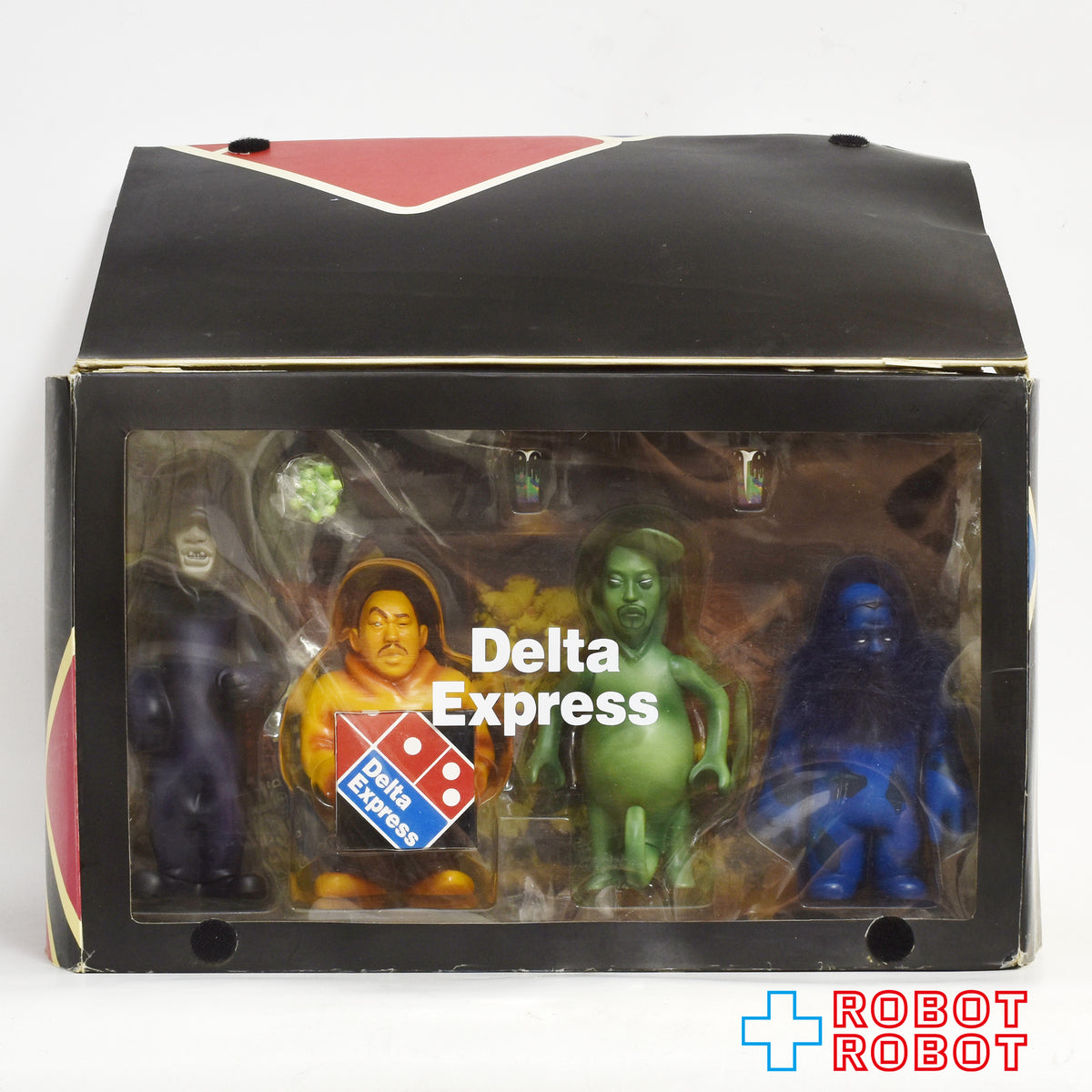 Delta Express デルタエクスプレス ソフビフィギュア フルカラーver. 4体セット 開封・箱付(ダメージあり)