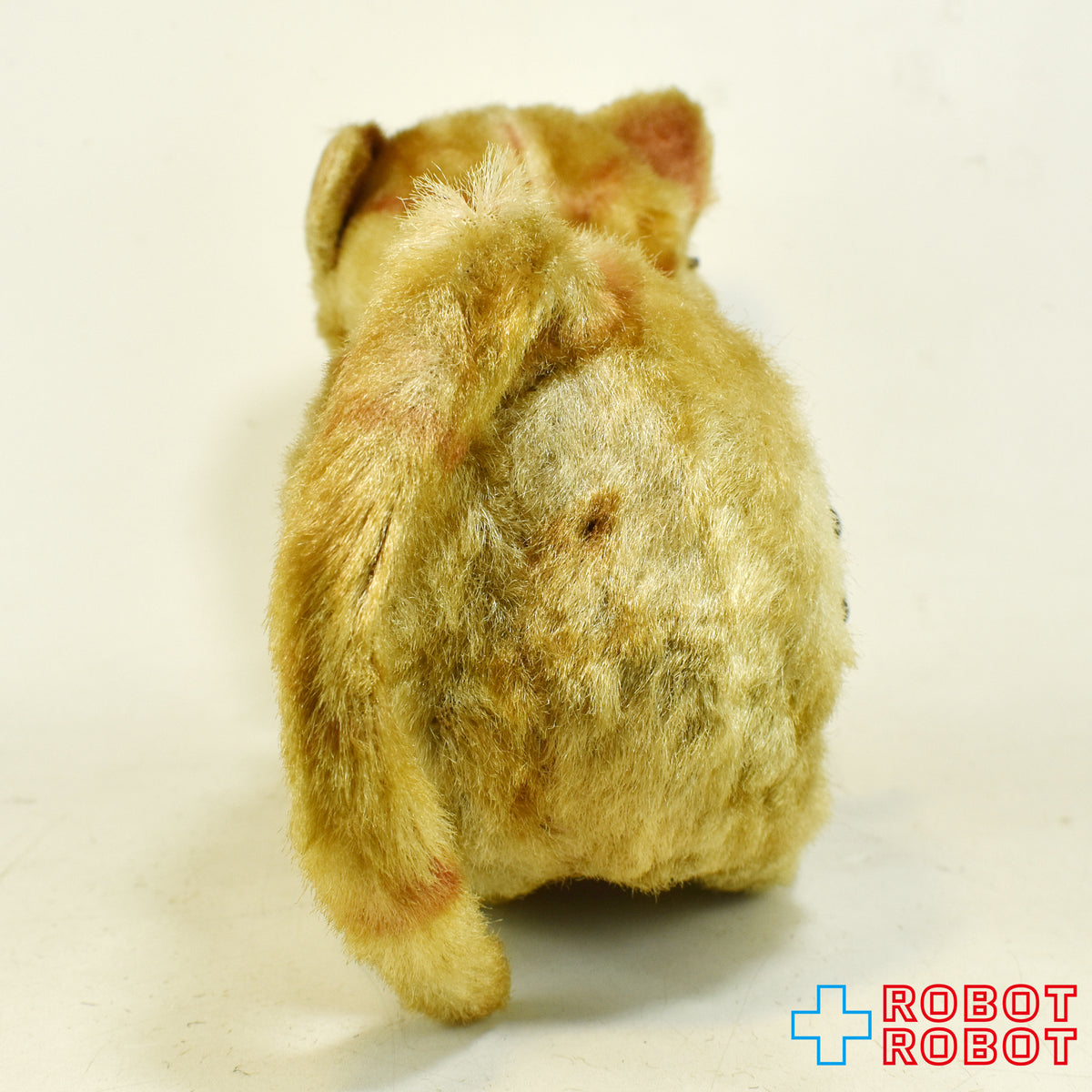 薄茶色猫 ネコ ブリキ 可動