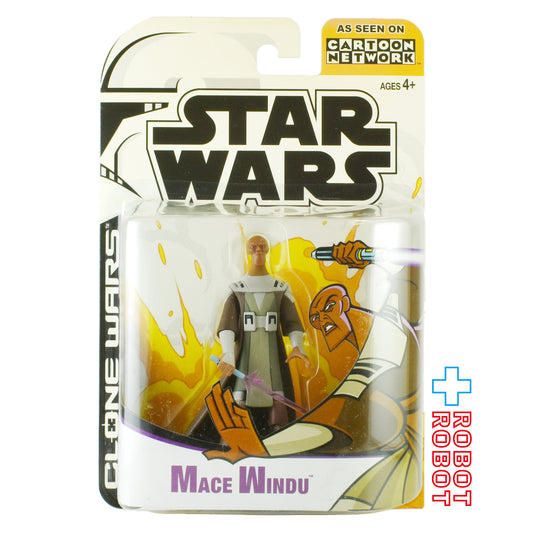 スター・ウォーズ クローン・ウォーズ CW 2003 クローン・ウォーズ・アニメイテッド メイス・ウィンドゥ 3.75インチ アクションフィギュア US版 未開封