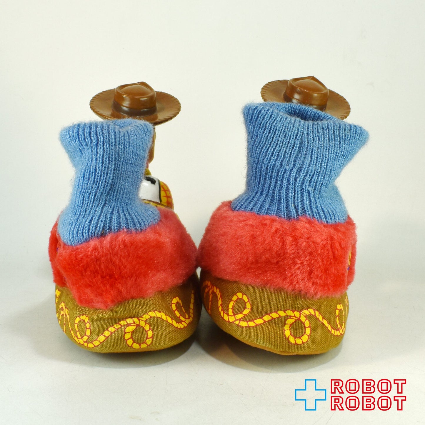 トイ・ストーリー ウッディ ソフビフィギュア付きルームシューズ / スリッパ サイズ5-6 (S)