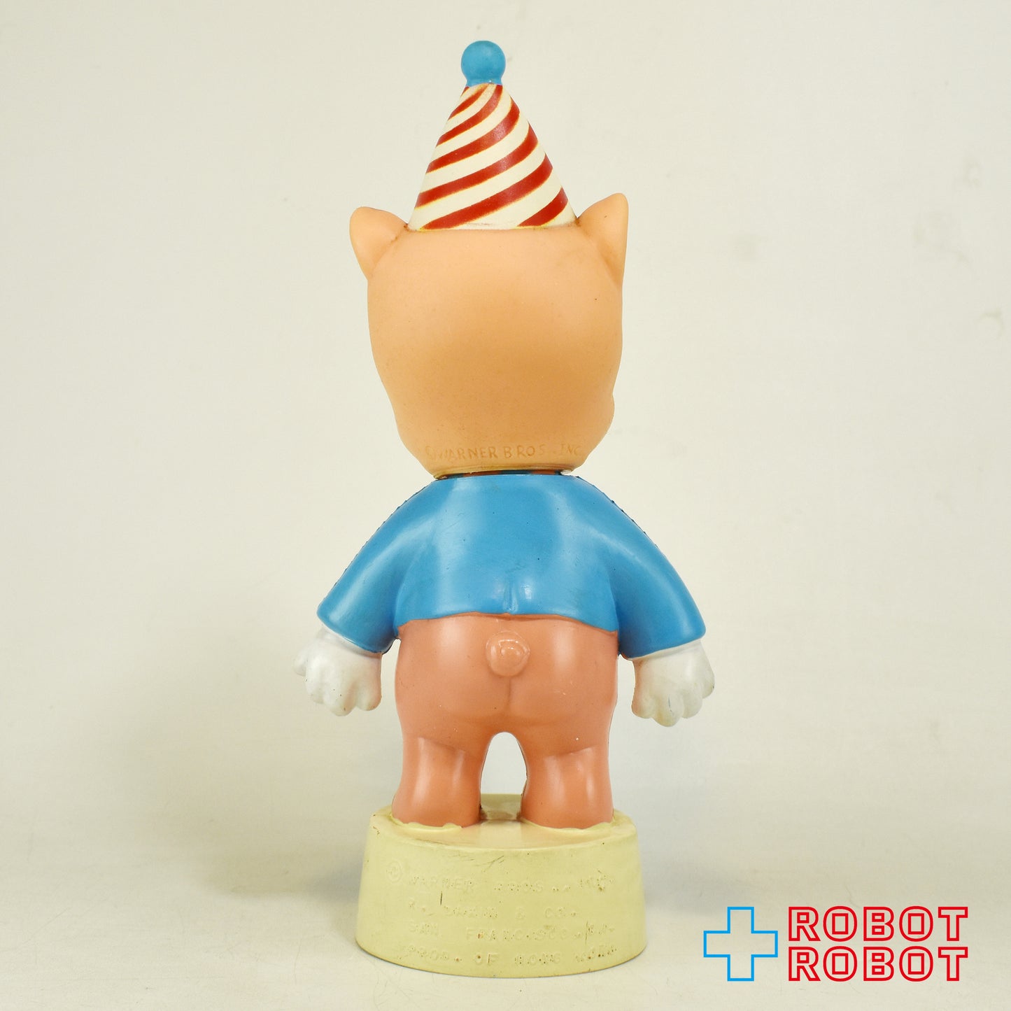 Dakin ルーニー・テューンズ ポーキー・ピッグ ” HAPPY B-B-B-BIRTHDAY " ラバーフェイス 人形 1970