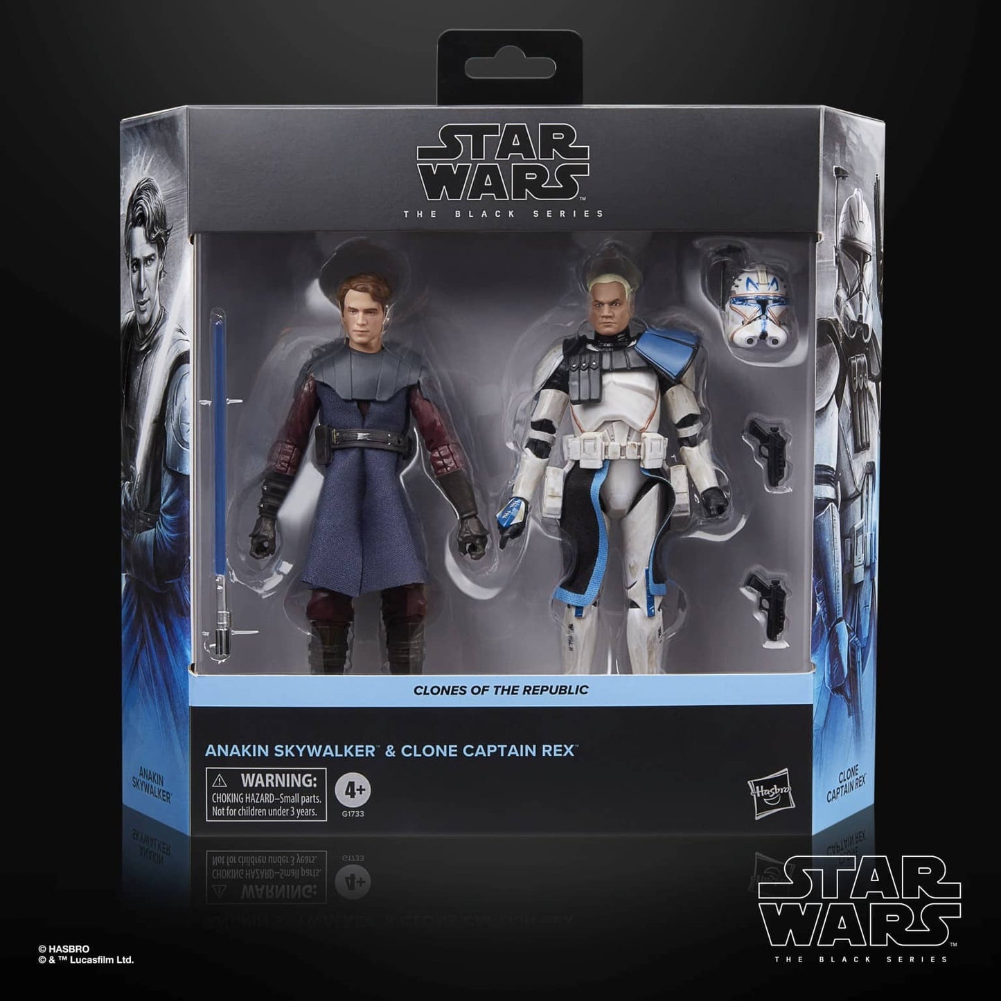 スター・ウォーズ ブラックシリーズ #CW04 アナキン・スカイウォーカー & クローン・キャプテン・レックス 6インチフィギュア 未開封