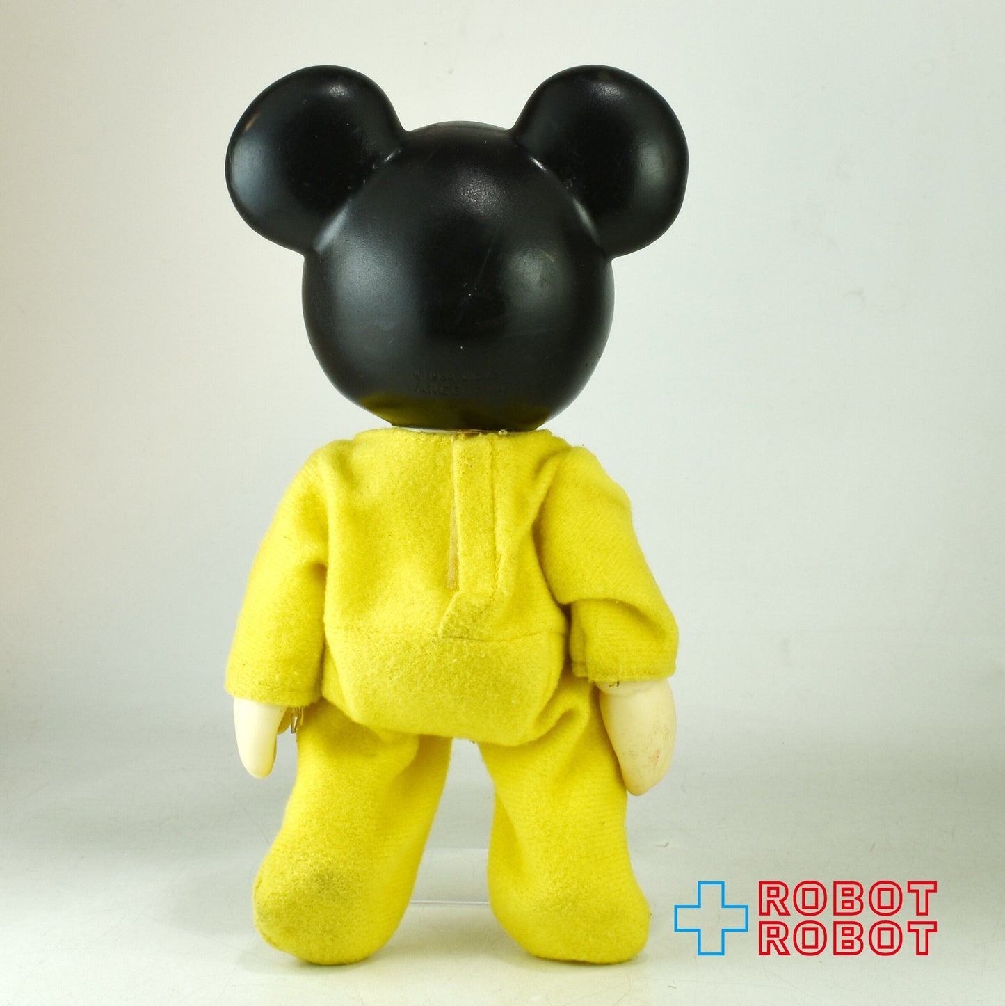 アルコ社 ディズニー ベビーミッキーマウス ソフビフィギュア 黄色服 1984