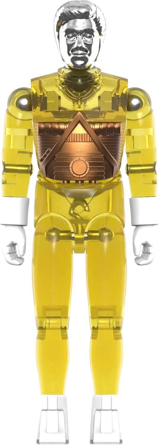 スーパー7 リ・アクション+ マイクロノーツ タイムトラベラー (半透明イエロー) 3.75インチ アクションフィギュア 未開封