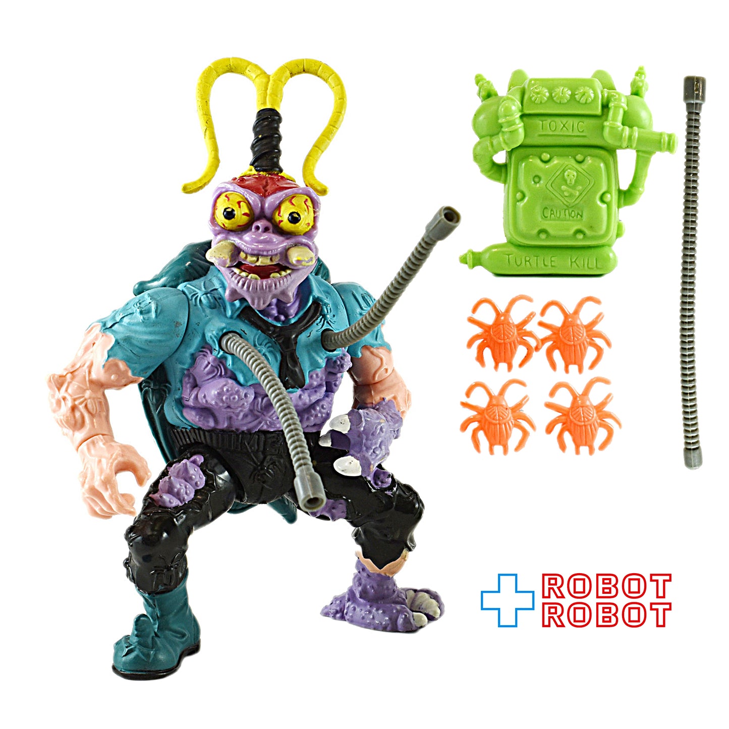 プレイメイツ ティーンエイジ・ミュータント・ニンジャ・タートルズ TMNT スカムバグ 1990 アクションフィギュア ルース