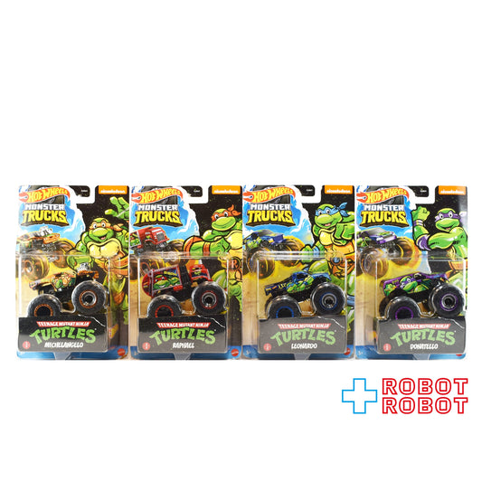 ホットウィール モンスタートラック TMNT ミュータント・タートルズ 4体セット ダイキャスト ミニカー 未開封
