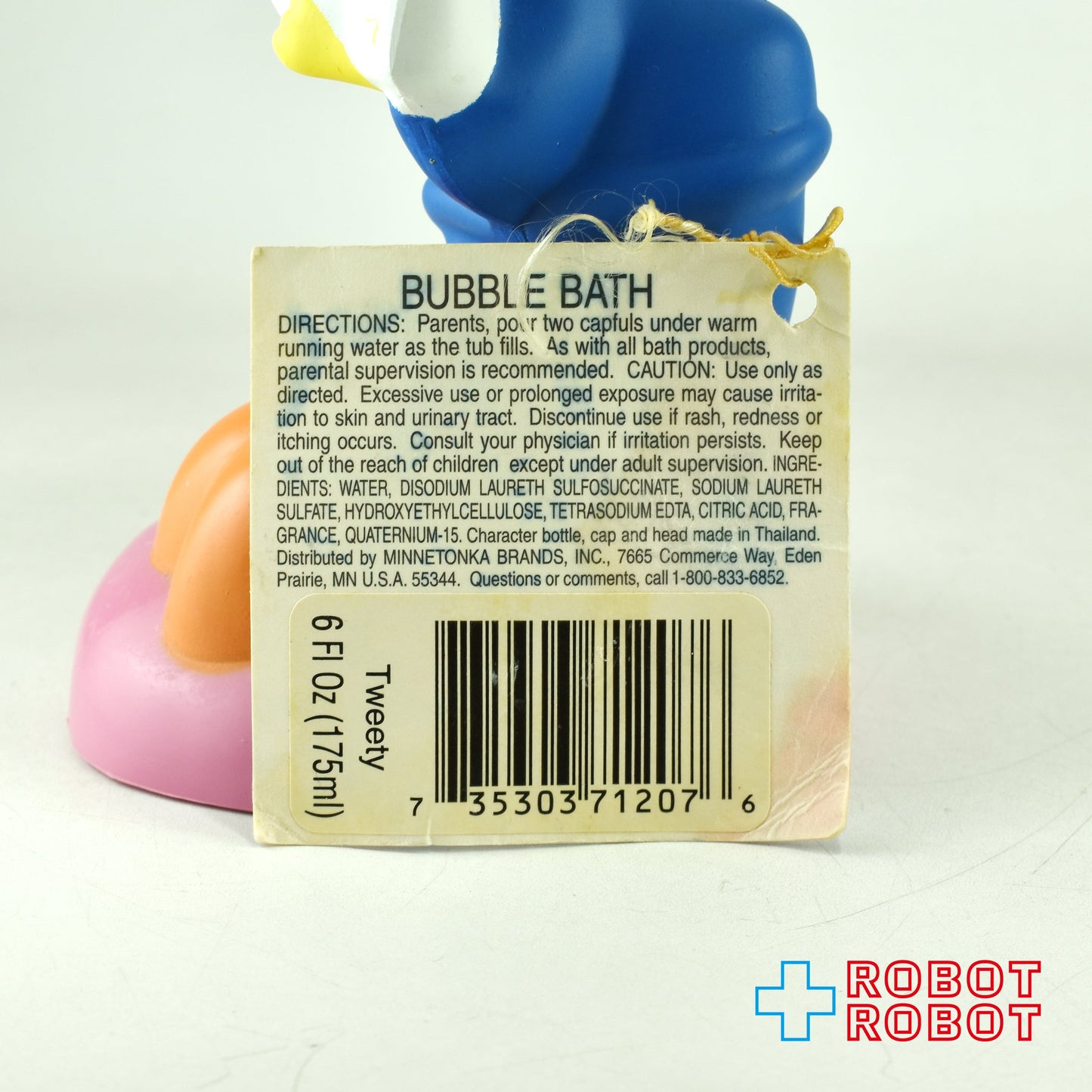 ルーニー・テューンズ  トゥイーティー シャンプーボトル ソーキー 紙タグ付き