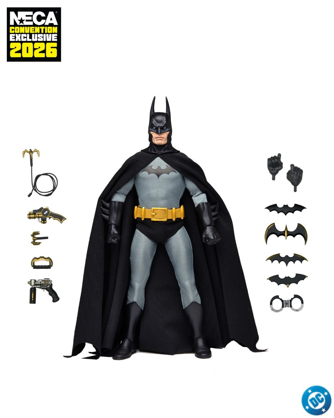 ネカ DCコミックス バットマン ダークナイト 8インチ クロウズド アクションフィギュア 未開封