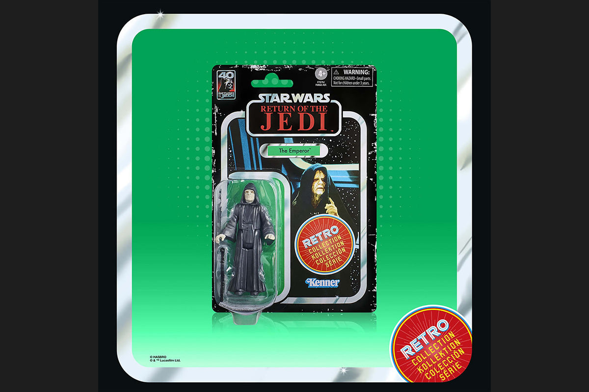 スター・ウォーズ レトロコレクション パルパティーン皇帝 映画『エピソード６／ジェダイの帰還』40周年 アクションフィギュア 国内版 未開封