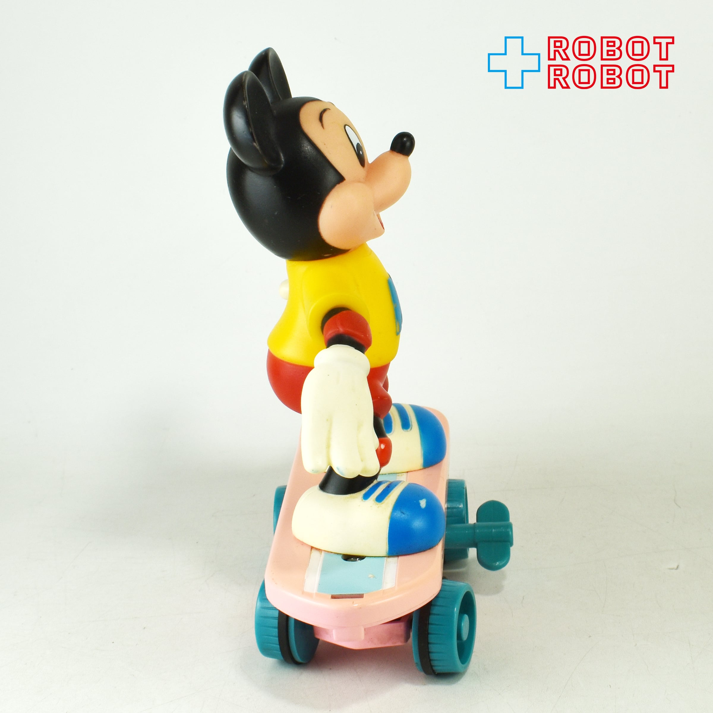 増田屋 ディズニー ミッキーマウス ピンク スケートボード ゼンマイ