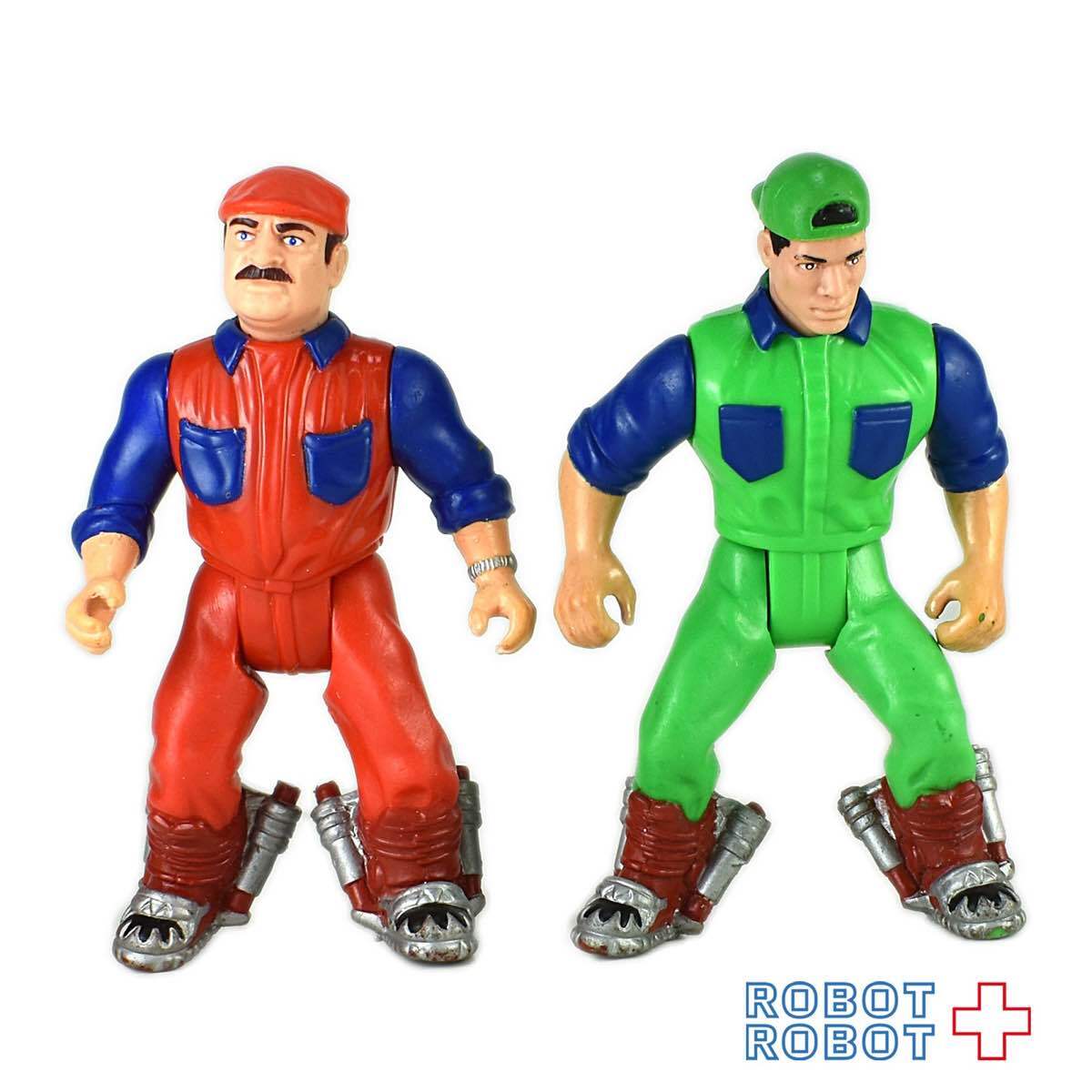 映画版 スーパーマリオ 魔界帝国の女神 マリオとルイージ アクションフィギュア ２体 1993 ERTL社