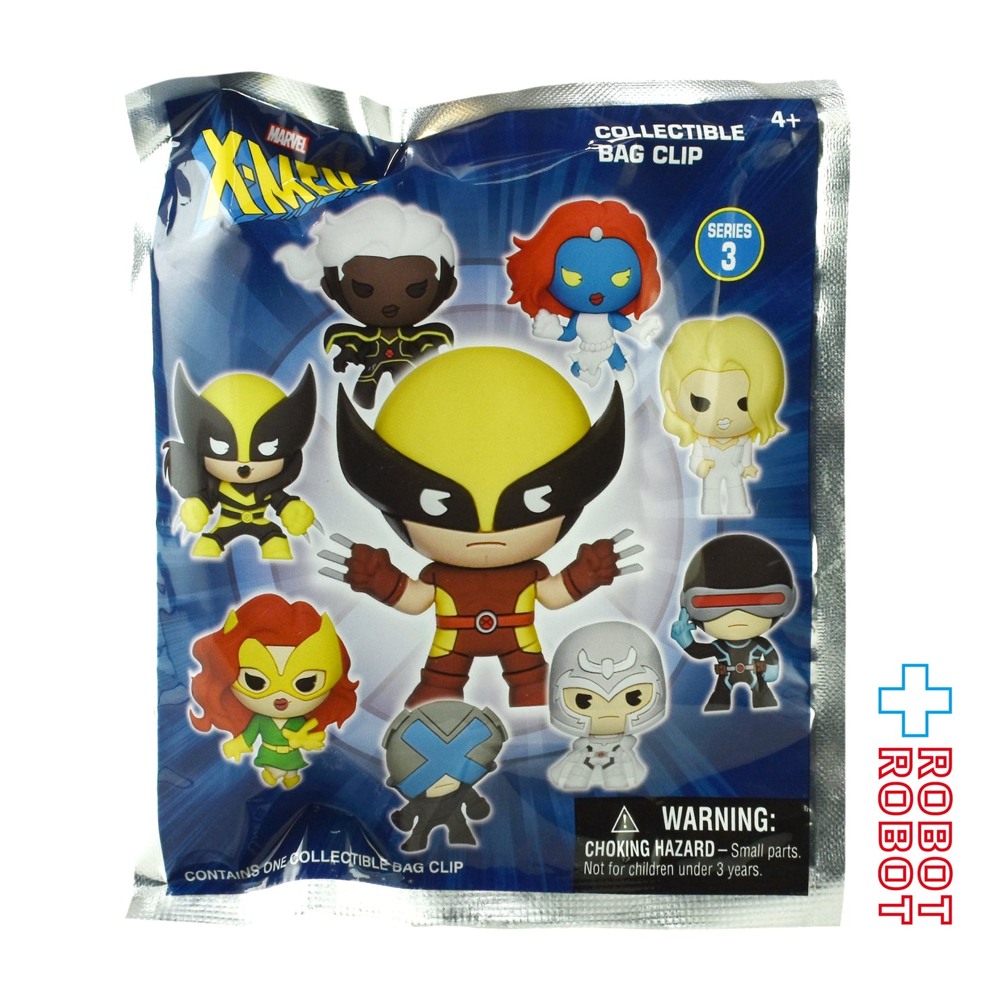 モノグラム フィギュラル バッグ クリップ マーベル X-MEN シリーズ 3 1パック 未開封