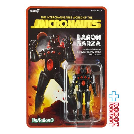 スーパー7 リ・アクション マイクロノーツ バロン・カーザ 3.75インチ アクションフィギュア 未開封