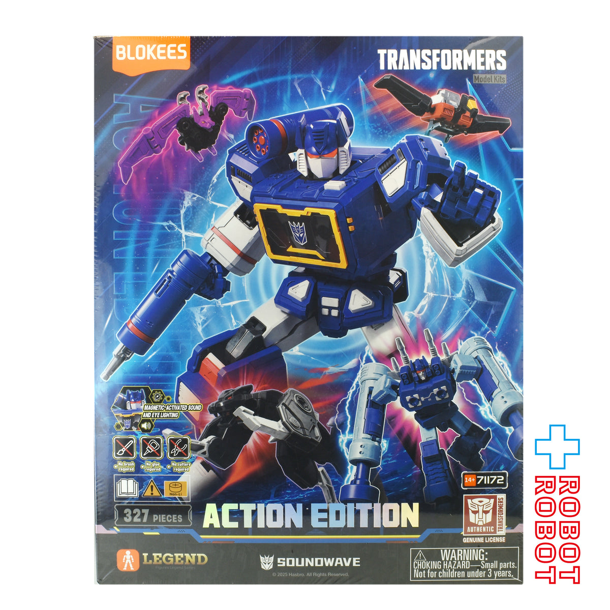 ブロッキーズ トランスフォーマー アクションエディション サウンドウェーブ モデルキット 未開封