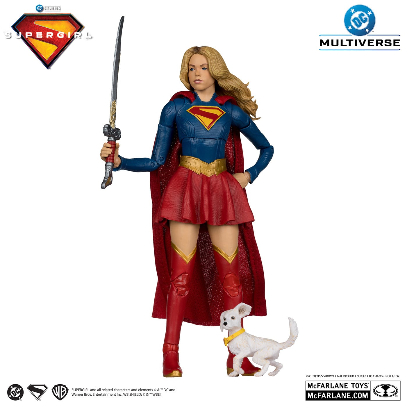 DC マルチバース 映画 スーパーガール (2026) スーパーガール＆ベイビー・クリプト デラックス・シアトリカル・エディション 7インチ アクションフィギュア 国内版 未開封