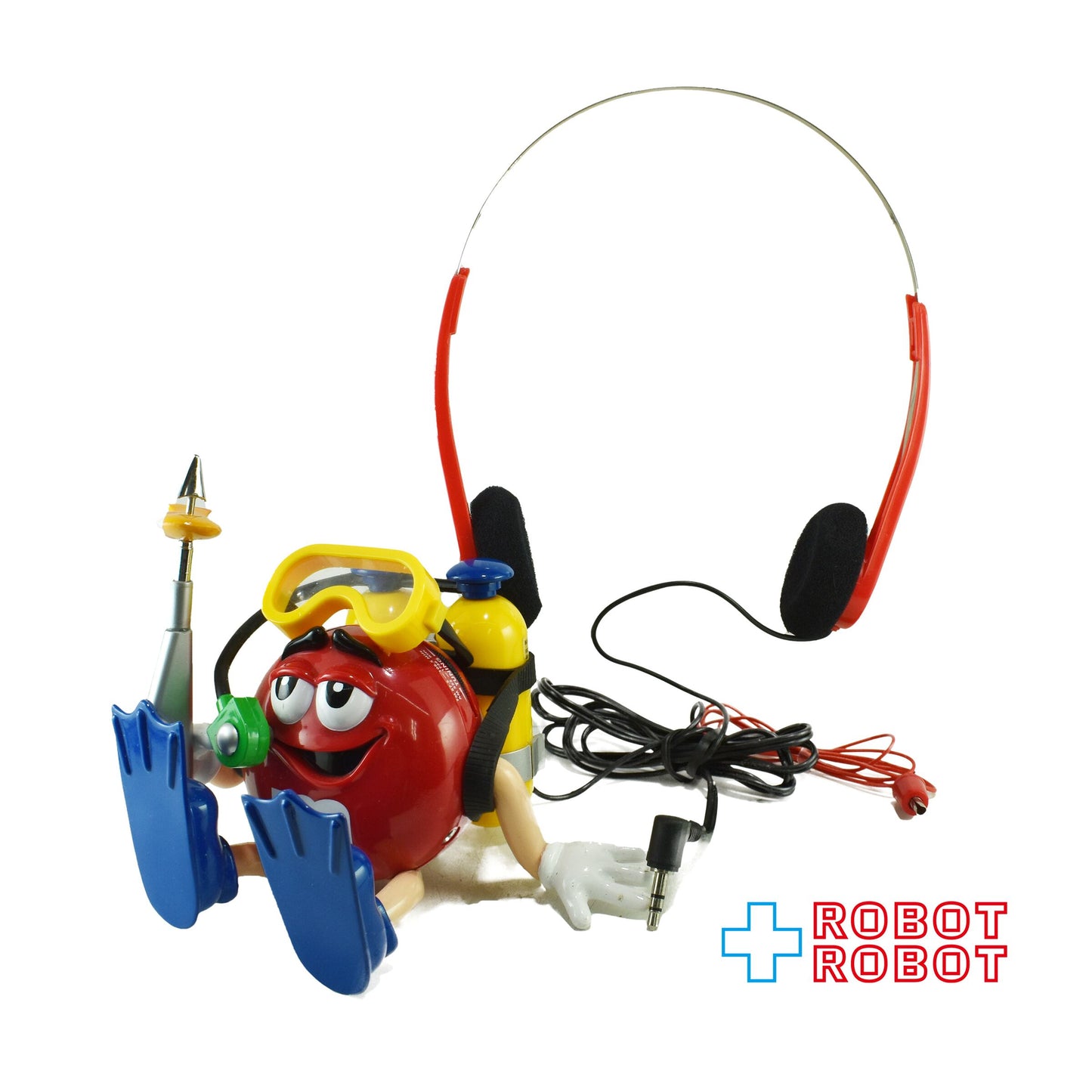 M&M's エムアンドエムズ レッド キャラクター コレクターズ シリーズ  スキューバダイビング ラジオ & ヘッドフォン セット 箱入り